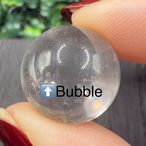 20mm Quartz Enhydro Sphere with Bubble